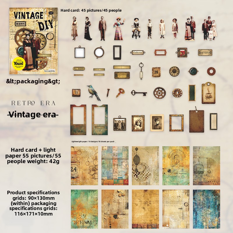 Una era retro blanca