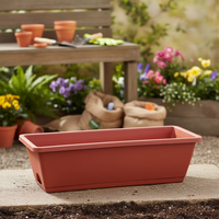 Grand pot carré hollandais à suspendre au mur, design écologique, plastique PP durable pour plantes de jardin, fleurs de style américain
