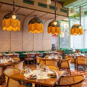 Lustre en rotin personnalisable avec pampille, lampe suspendue moderne pour restaurant, décoration de cuisine, plafonnier LED, <span class=keywords><strong>abat</strong></span>-<span class=keywords><strong>jour</strong></span> tressé - Product Image 3