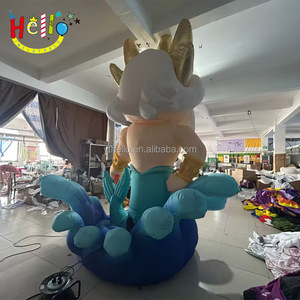 Inflatable phim hoạt hình mô hình Inflatable biển Vua Inflatable Neptune với cây đinh ba - Product Image 2