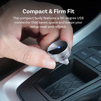 Adaptateur sans fil OTTOCAST CarPlay Android Auto pour voitures équipées de CarPlay d'origine, dongle prenant en charge une installation facile