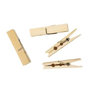 Pinces à linge multifonctionnelles en bambou, lot de 10, articles ménagers, provenant des magasins Yiwu à un et deux yuans. - Product Image 3