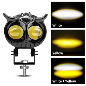Precio Ultrabajo, Venta Directa de Fábrica, Faro Delantero Láser con Lente Mini Owl, Delgado, 12v, Luces Antiniebla LED, Doble Color, Faro para Motocicleta - Product Image 2