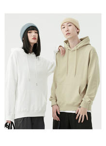 300gsm Heavyweight Terry 100%cotton <b>American</b> Style Lazy Loose Thin Regular Shoulder Pullover <b>Hoodies</b> for Men. - Product Image 3