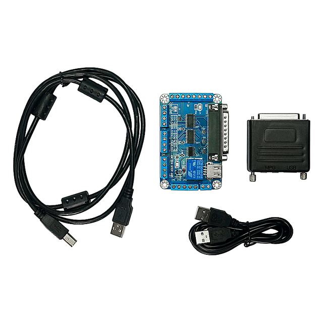 CNC MACH3 USB to Parallel LPT Port Adapter Card 6 Axis Controller mach3 Parallel Port to USB CNC Motion Control Interface