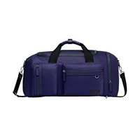 Sac de voyage en polyester de haute qualité, grande capacité, résistant à l'eau, avec poche pour articles mouillés, lavable en machine, sac de sport, sac à dos pour les voyages