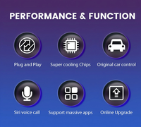 Adaptateur sans fil CarPlay Android Auto 2 en 1 avec logo personnalisé, fabricant en gros, boîte intelligente pour voiture avec double WiFi 5,8 GHz