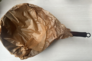 Sartén tradicional de acero al carbono martillado a mano, <span class=keywords><strong>wok</strong></span> chino con <span class=keywords><strong>mango</strong></span> de madera de haya extraíble saludable - Product Image 6