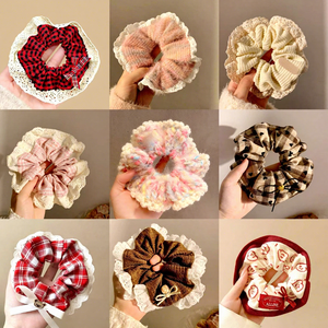 Tocado <span class=keywords><strong>de</strong></span> encaje <span class=keywords><strong>de</strong></span> poliéster <span class=keywords><strong>de</strong></span> gama alta elegante para mujer <span class=keywords><strong>de</strong></span> estilo <span class=keywords><strong>de</strong></span> Año Nuevo Otoño Invierno felpa corbata <span class=keywords><strong>de</strong></span> <span class=keywords><strong>pelo</strong></span> <span class=keywords><strong>de</strong></span> <span class=keywords><strong>intestino</strong></span> grueso BOLA <span class=keywords><strong>DE</strong></span> Año Nuevo - Product Image 2