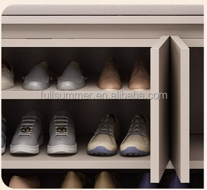 Banc à chaussures <span class=keywords><strong>d</strong></span>'<span class=keywords><strong>entrée</strong></span> FULLSUMMER <span class=keywords><strong>avec</strong></span> <span class=keywords><strong>rangement</strong></span> - Moderne et minimaliste, armoire à chaussures tout-en-un anti-poussière pour la maison, design compact - Product Image 3