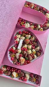 Boîte <span class=keywords><strong>cadeau</strong></span> en carton en forme de lettres « Je t'aime » remplissable avec des fleurs de fraises au <span class=keywords><strong>chocolat</strong></span> pour des friandises - Product Image 6