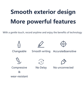 Hochwertige Bleistiftspitzen-Ersatz für Apple Pencil Spitze Beste Passform für Generation 1 und 2 Weißes Kieselgel - Product Image 6