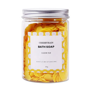 Özel etiket çin bitkisel katı doğal banyo sabunu el yapımı çiçek yaprakları konfeti el yıkama sabunu - Product Image 5