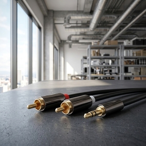 <span class=keywords><strong>Cable</strong></span> Divisor de Audio Auxiliar CEKOTECH Premium con Conductor de Cobre Libre de Oxígeno Chapado en Oro de 24K, Conector Macho Estéreo de 3.5mm a 2 Conectores RCA Macho para Altavoces - Product Image 4