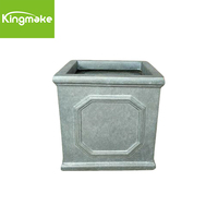 Pots et jardinières durables pour la décoration extérieure du jardin, pots à fleurs en ciment, grands pots à fleurs pour plantes de cour