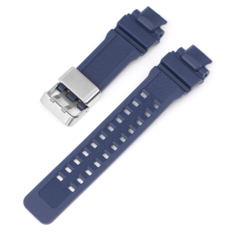 Bleu foncé + boucle argentée