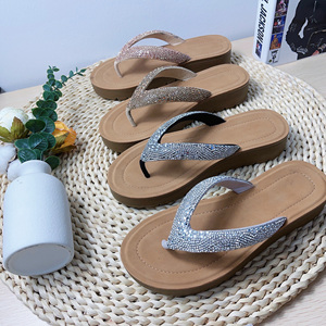 <span class=keywords><strong>Sandali</strong></span> estivi con tacco basso da donna con soletta piatta in PU aperta chiusura allacciata da spiaggia con cinturino Casual da esterno scivoli - Product Image 6