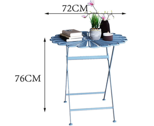 Outdoor Pieghevole Casa E Giardino Per Il Tempo Libero Bistro Set Con 1 Tavolo 2 Sedie - Product Image 5