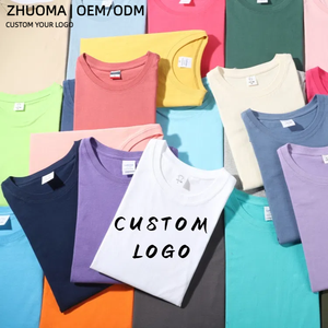 High Quality Promotional Cheap Tees Custom Red Premium 200gsm 180 Gsm Cotton T Shirts Thick Printed T Shirt Men'S T-Shirts
