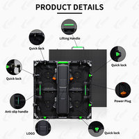 Pantalla LED de Vídeo a Todo Color con Unión sin Costuras para Tiendas Minoristas y Señalización en Ascensores, Fácil Instalación, Paneles de Pantalla para DJ en Interiores
