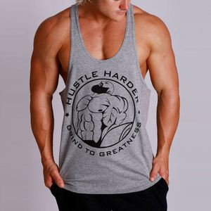 Gimnasio Racerback Y Back Muscle Stringer Chaleco Tops Oversized Fitness Gym Wear Big Sisa Open Side Tanks Top Singlets Hombres - Product Image 1