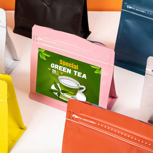 Bolsas <span class=keywords><strong>de</strong></span> Café al por Mayor <span class=keywords><strong>de</strong></span> 250g/12oz, <span class=keywords><strong>con</strong></span> Logotipo Impreso Personalizado, Base Plana <span class=keywords><strong>de</strong></span> Plástico, <span class=keywords><strong>con</strong></span> Válvula y Cierre - Product Image 4