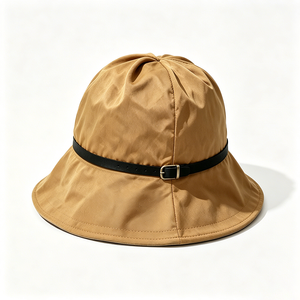 Chapeau cloche pour femme, ajustable avec ceinture en cuir, protection solaire UPF 50+, léger, décontracté, pour usage quotidien - Product Image 3