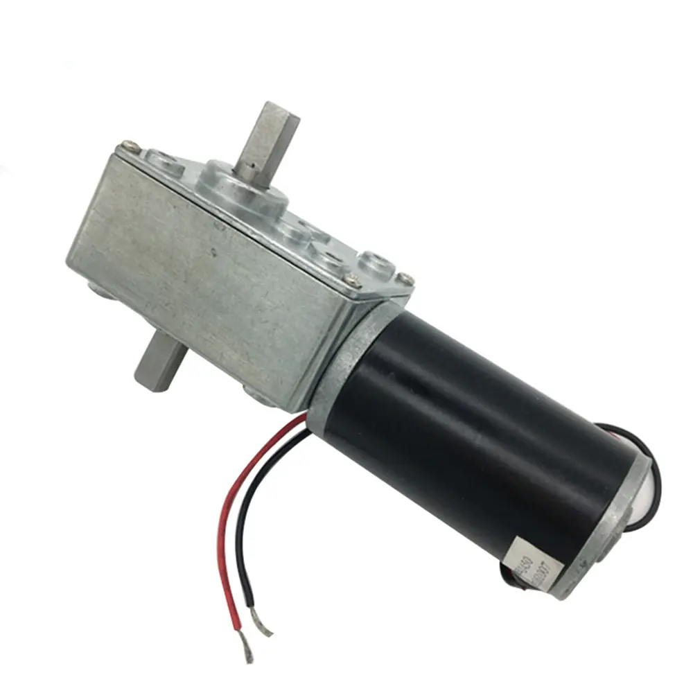 A58SW31ZYS 12-24V worm gear motor 7-470 rpm Reversed Dc Motor electric Dc Motor Double Shaft For Diy Experiment Brin