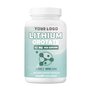 Orotato di Litio 10mg in Capsule Vegetali, Supporto Immunitario per Adulti, Equilibrio Quotidiano, Salute Generale, <span class=keywords><strong>Invecchiamento</strong></span>, Supporto Emotivo e <span class=keywords><strong>Cerebrale</strong></span> - Product Image 1