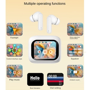 Cross-border Private Model <strong>Custom</strong> Blue Wireless ANC Noise Reduction Multi-function Sports <strong>Headset</strong> for V5.3 RGB Lighting - Product Image 2