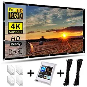 Salange Xgimi H3 Mogo Dlp Led Reflecterende Stof Doek Home Theater Dikke Projectiescherm 84 Inch Voor YG300 Projetor Geaccepteerd