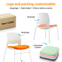 Chaise de bureau moderne pliable personnalisée à prix abordable pour le bureau à domicile et la salle à manger, chaise visiteur en acier de haute qualité