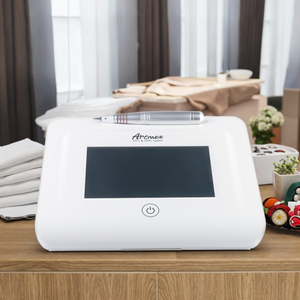 ปากกาไมโครนีดเดิลไฟฟ้าแบบมืออาชีพ 2-in-1 แบบมีสาย สำหรับสักลายและแต่งหน้าถาวร ใช้กับใบหน้า ช่วยกระชับผิว ผลิตจากวัสดุ ABS - Product Image 1