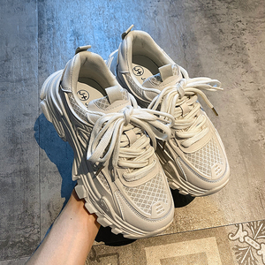 Baskets tendance pour femme à lacets, en maille respirante, séchage rapide, pour la marche et la course, toutes saisons - Product Image 5