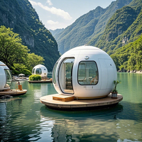 Nouveau design de cabine Luban, hangar à bateaux de loisirs nautiques, bateau-maison de luxe, bateau-maison préfabriquée mobile flottante