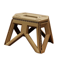 Tabouret de randonnée pliant pliable de pêche en plastique robuste personnalisé en usine escabeau de Camping tabouret portable d'extérieur