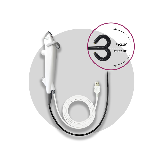 Endoso Flexible Choledochoscope Endoscope Video Price Single Use with Shake Head for General Surgery