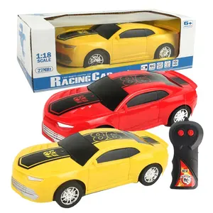 Cheap 2CH RC Racing Car Electric Remote Control Car Toys 1:18 Wireless Two-way Sport Car Model