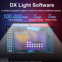 Barre lumineuse RGB pour moniteur, alimentée par USB, lampe suspendue pour écran, 7 températures de couleur, intensité réglable, pour PC, jeux, bureau