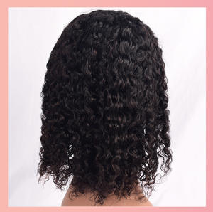 YEUNG BEAUTY Perruque <span class=keywords><strong>Bob</strong></span> à Ondulations Profondes Très Vendue, Haute Densité, avec Dentelle Frontale, Cheveux Humains Vierges, Cheveux Vietnamiens Bruts <span class=keywords><strong>pour</strong></span> Femmes Noires - Product Image 5