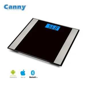 Electronic 180kg Step On Technology Balanza Bathroom Smart Digital Body Fat Weight Composition Analyzer Scales With APP