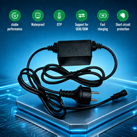 Boîtier PC ignifuge au design personnalisable, étanche IP67, chargeur de batterie 6V à 48V pour équipement d'alimentation extérieur