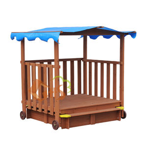 <span class=keywords><strong>Arenero</strong></span> de <span class=keywords><strong>arena</strong></span> extraíble <span class=keywords><strong>para</strong></span> niños, con dosel sobre ruedas - Product Image 4