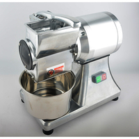 En promotion : Râpe à fromage électrique professionnelle en acier inoxydable pour pizza, machine à broyer le pain, la cassonade, le beurre et le fromage