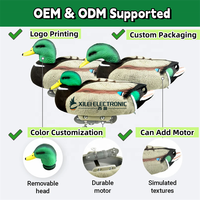 Leurres de chasse au canard mallard FlexFloat EVA, lot de 6, flottants, durables, écologiques, auto-redressants, étanches