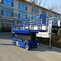 Plateforme de travail aérien électrique automotrice personnalisée 150kg 250kg 300kg, plateforme élévatrice à ciseaux, prix