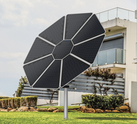 Contrôleur de charge solaire MPPT OEM en silicium monocristallin pour système de montage au sol domestique, compatible batteries lithium-ion
