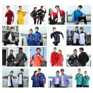 <span class=keywords><strong>2022</strong></span> venta al por mayor poliéster fútbol chaqueta Club equipo Logo fútbol chándal hombres deporte fútbol chándal - Product Image 4