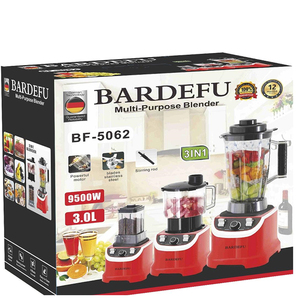 <span class=keywords><strong>Moulinex</strong></span> Robot de Cuisine BARDEFU 9500W 3 en 1, Mélangeur Professionnel de Comptoir Commercial Robuste Silver Crest - Product Image 3