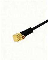 Connecteur RF à angle droit CY150-SSMP-KW/CSMP-K-200 plaqué or 50 Ohm, assemblage de câble coaxial flexible pour tests haute fréquence